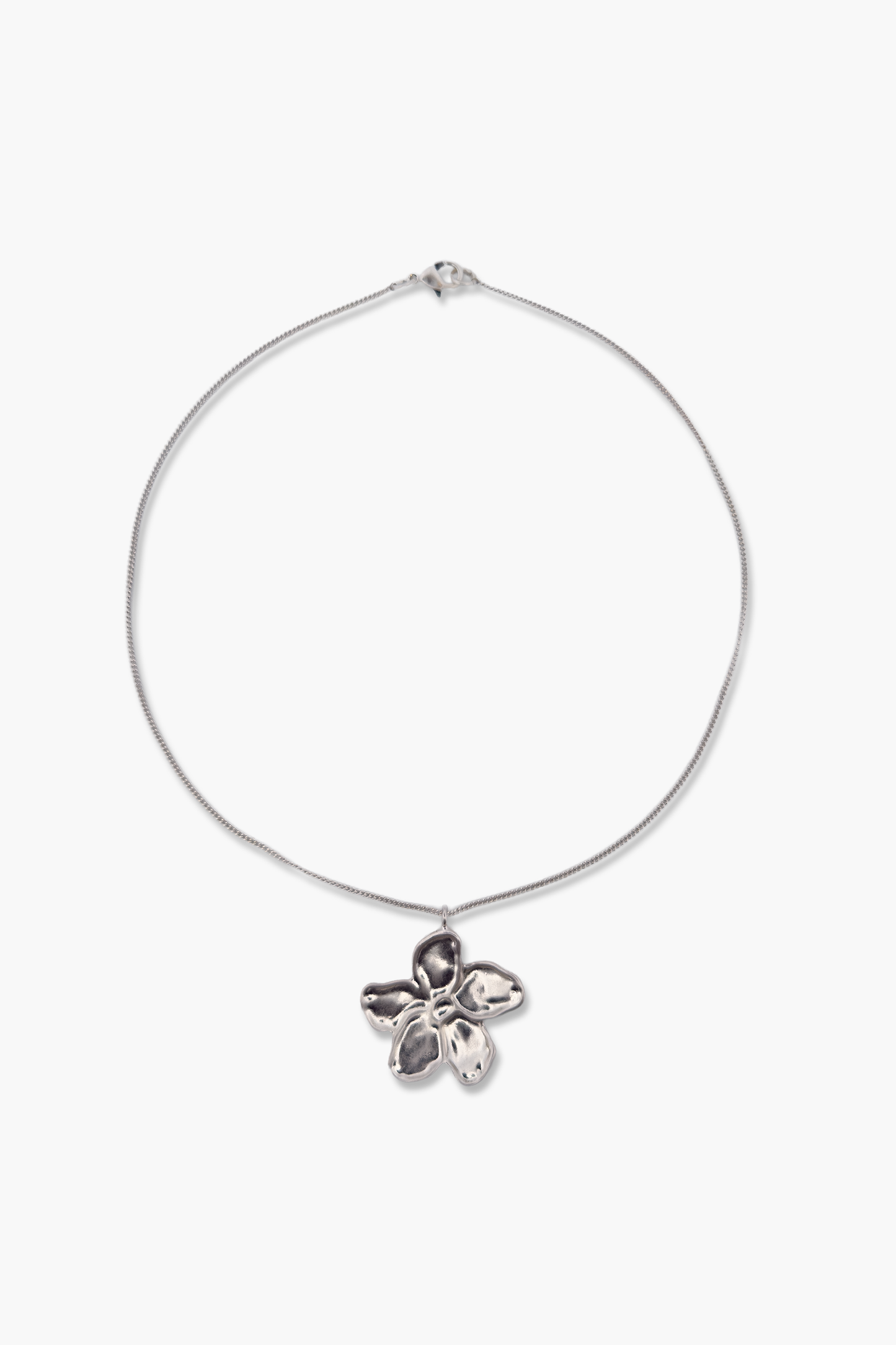 Sculpted Flower Collar Necklace