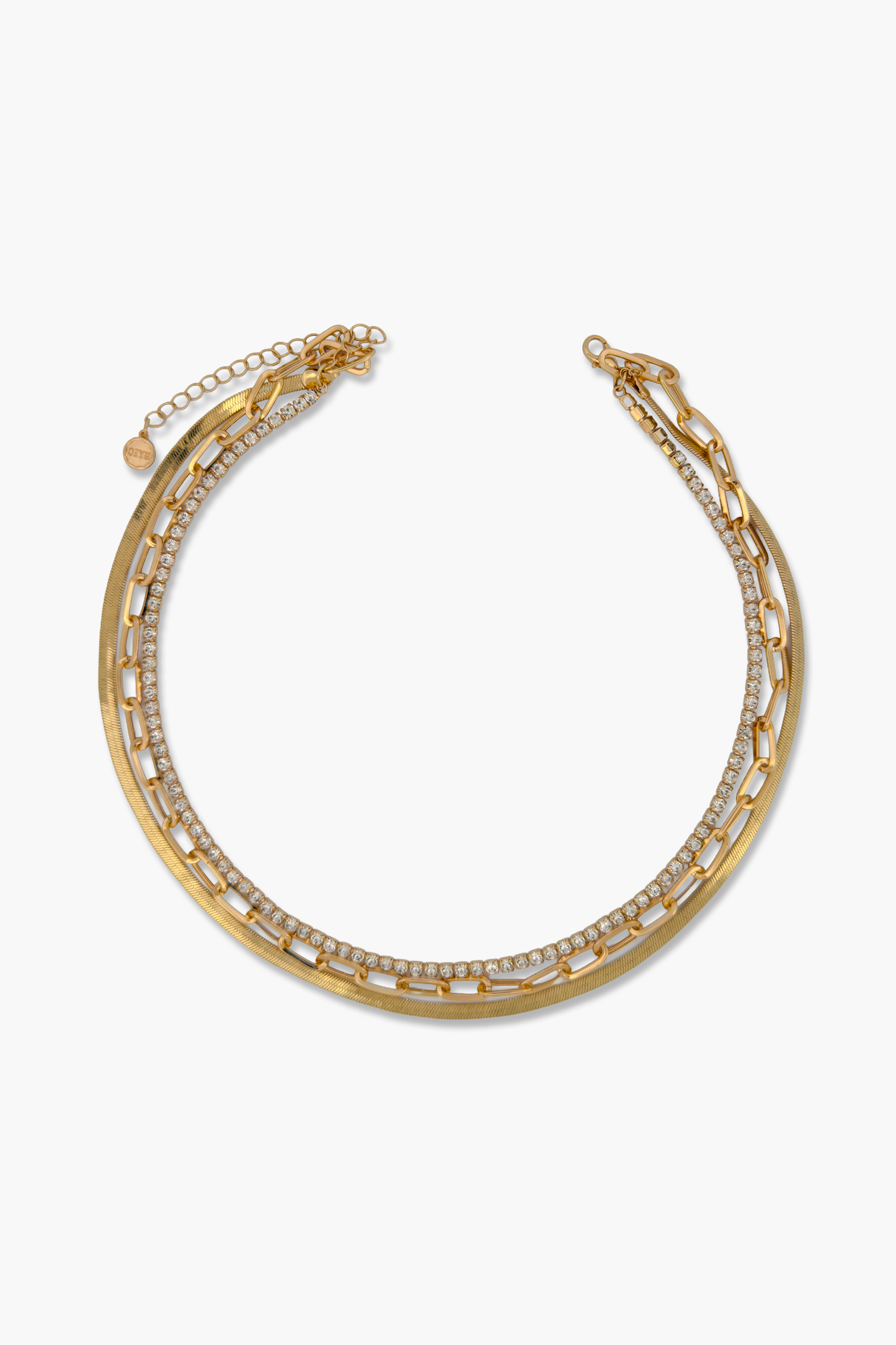 Layered Gold Chain Necklace