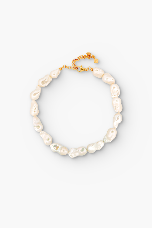 Large Baroque Pearl Necklace