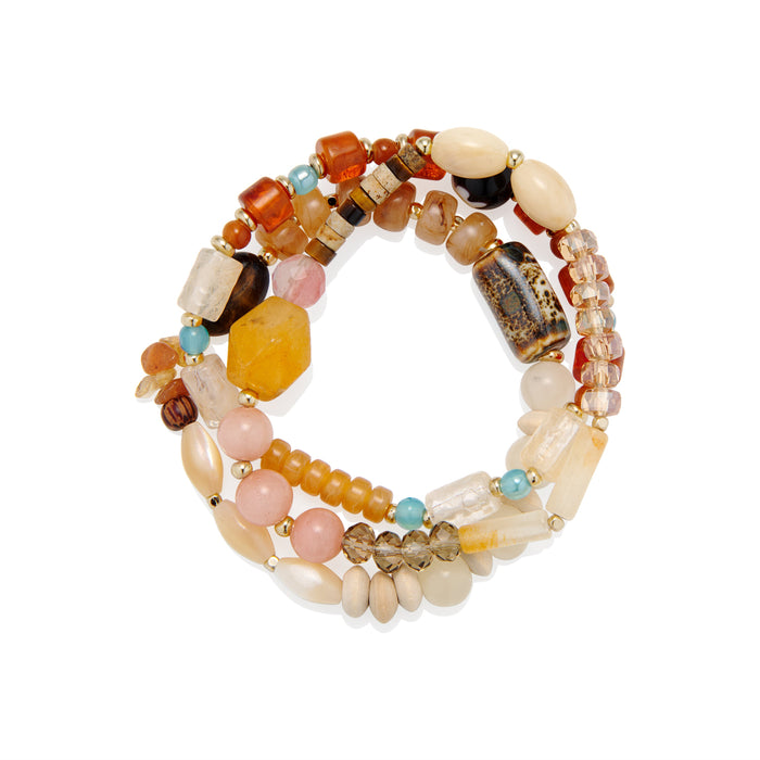 Layers of Sand and Color Bracelet