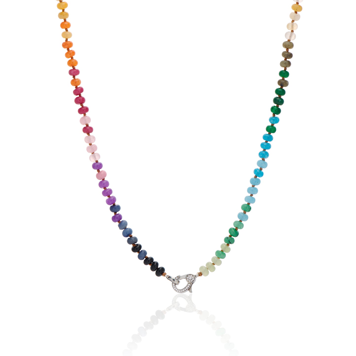Long Layering Bead Necklace