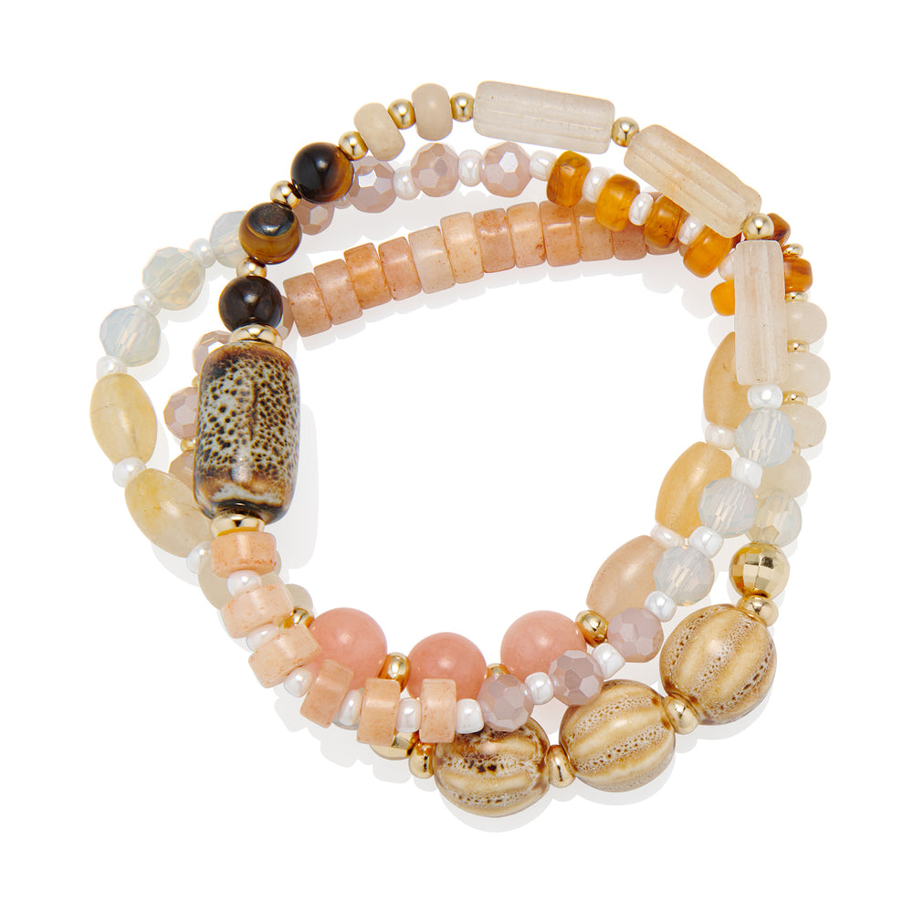 Seashell Cluster Bracelet