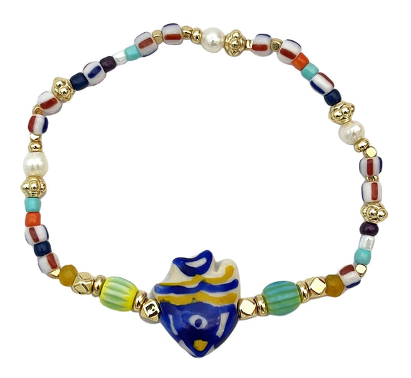 Fish Charm Bracelet