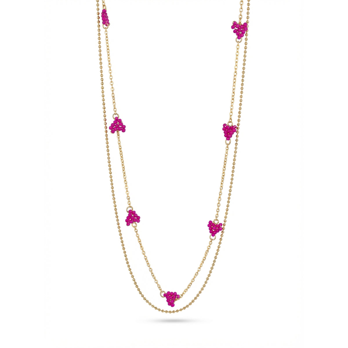 Seeded Heart Necklace