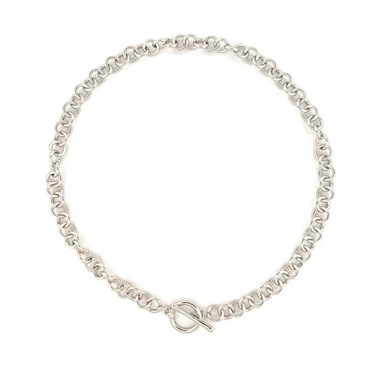 Chain Link Beaded Necklace