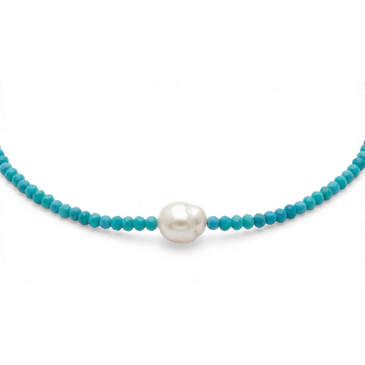 Gemstone Gold Beaded Necklace