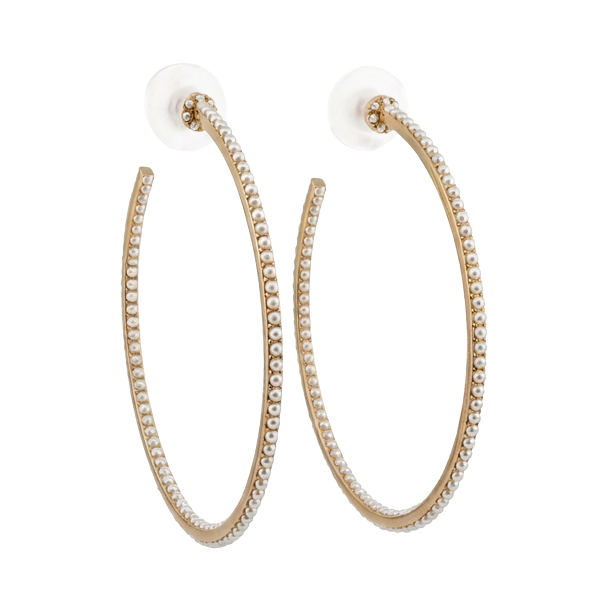 Diamond Hoop Earrings