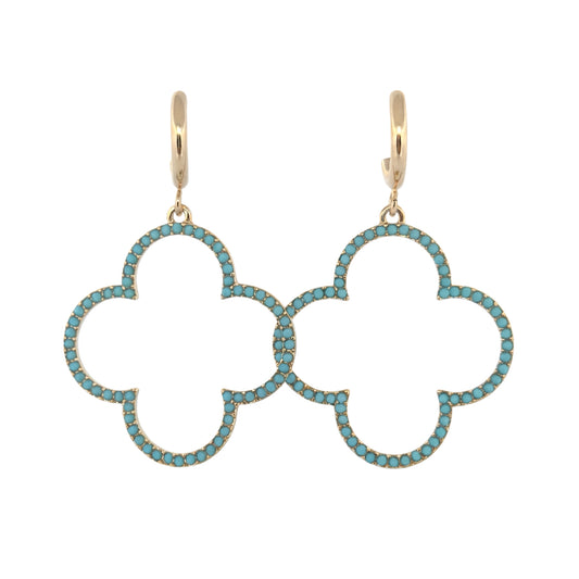 Clover Hoop Earrings