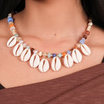 Sea Life Sea Shell and Beads Necklace