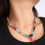 Ocean Beads and Pepper Charm