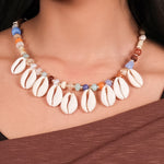 Sea Life Sea Shell and Beads Necklace